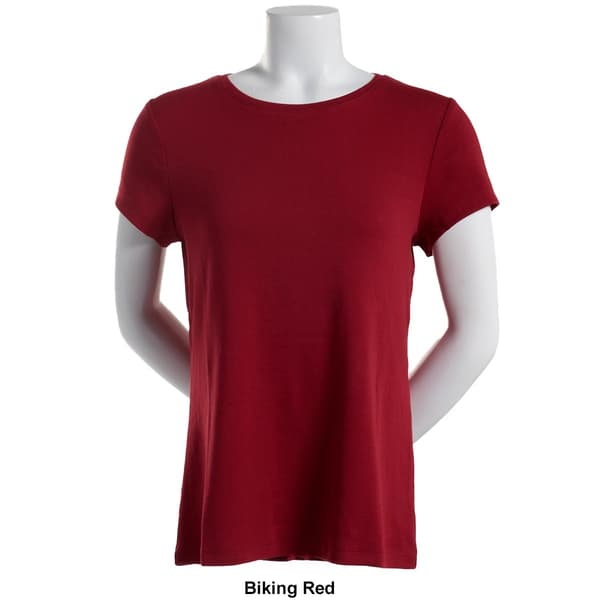 Womens Preswick & Moore&#174; Short Sleeve Crew Neck Tee