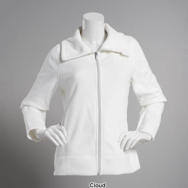 Womens Calvin Klein Performance Tech Fleece Zip Front Jacket