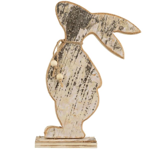 Northlight Seasonal Rustic Wooden Rabbit Silhouette Easter Decor - image 