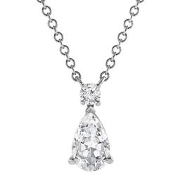 Nova Star® 14kt. White Gold & 5/8ctw. Lab Grown Diamond Necklace