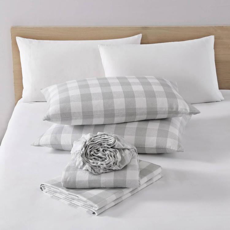 Eddie Bauer Lakehouse Plaid Cotton Flannel Sheet Set