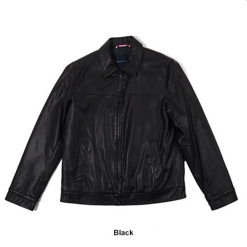 Mens Tommy Hilfiger Faux Leather Jacket