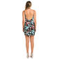 Juniors Emerald Sundae Sequin Floral Velvet Scoop Back Slip Dress - image 3