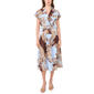 Womens Cece Sleeveless Print Poplin Midi Shirtdress - image 1