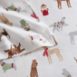 Martha Stewart Holiday Pups Sheet Set - image 7