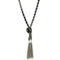 Guess Suede Braided Tassel 30in. Y-Necklace - image 1