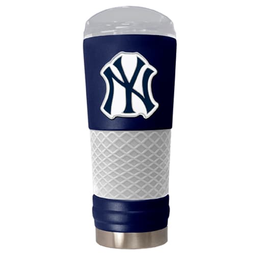 MLB New York Yankees DRAFT Blue/Grey Stainless Steel Tumbler