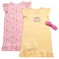 Girls (8-14) Betsey Johnson Paisley Positivity 2pk. Nightgowns - image 2