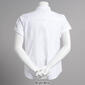 Womens Preswick &amp; Moore Solid Cotton Dobby Blouse - image 2