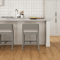 HH2 Home Dresden Grey Fabric Counter Height Stool - image 7