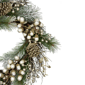 Northlight Acorn & Pinecone Flocked Pine Christmas Wreath - image 3