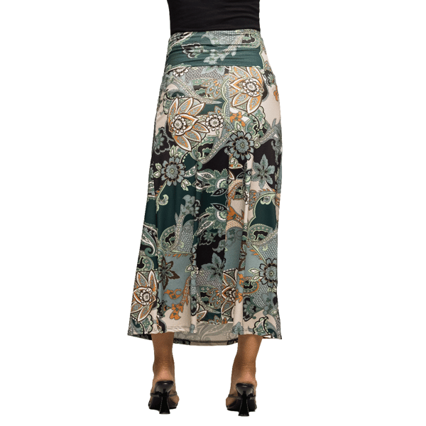 Womens 24/7 Comfort Apparel Paisley Wrap Maternity Maxi Dress