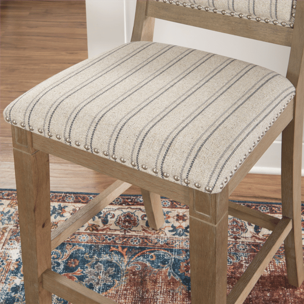 Linon Home Decor Emmy Grey Counter Stool