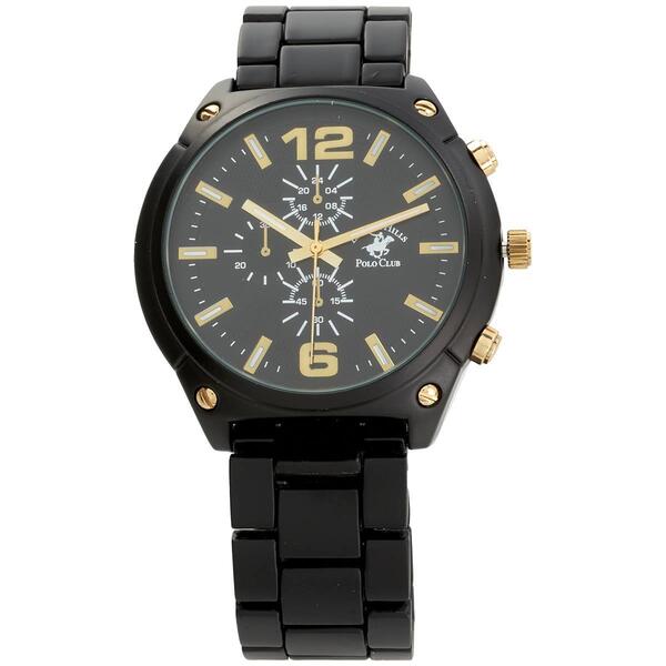 Mens Beverly Hills Polo Club Black Dial Watch - 55378 - image 