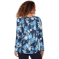 Womens Emaline Golden Nautica Long Sleeve Lace Shoulder Blouse - image 2