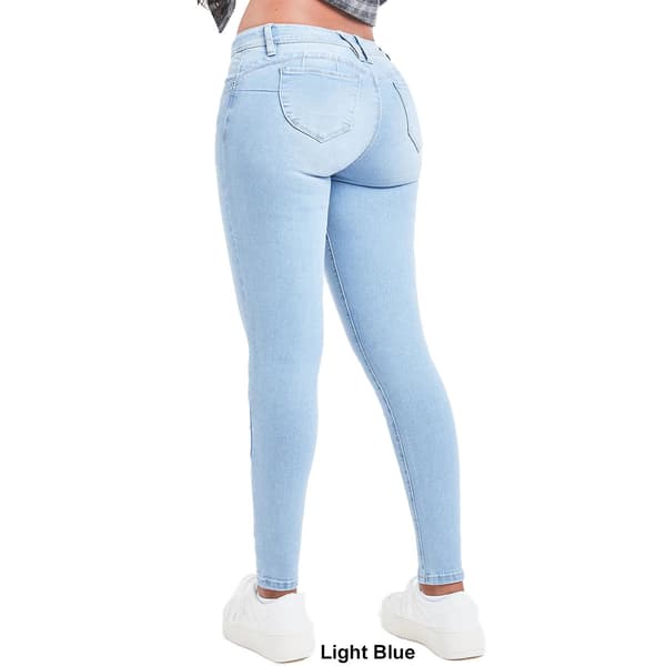 Juniors YMI® Wanna Betta Butt Repreve One Button Denim Jeans