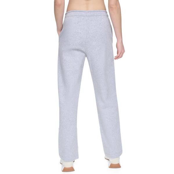Womens DKNY Sport High Rise Open Leg Fleece Pants