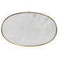 9th & Pike® Gold Marble Traditional Accent Table - image 4