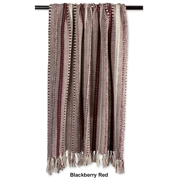 DII® Braided Stripe Throw - 50x60