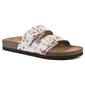 Womens White Mountain Helga Floral Slide Footbed Sandals - image 1