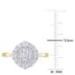 Gemstone Classics™ 10kt. Yellow Gold 1ctw. Moissanite Ring - image 5
