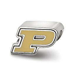 Purdue University Enameled Logo Bead Charm