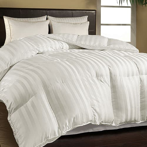 500 TC Damask Duraloft Down Alternative Comforter - image 