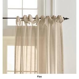 Elrene Vienna Tie-Top Sheer Window Curtain