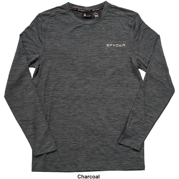 Mens Spyder Soft Long Sleeve Jersey Tee