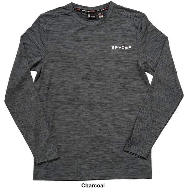 Mens Spyder Long Sleeve Soft Jersey T-Shirt