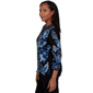 Petite Alfred Dunner Dinner Theater Keyhole Jacquard Sweater - image 4