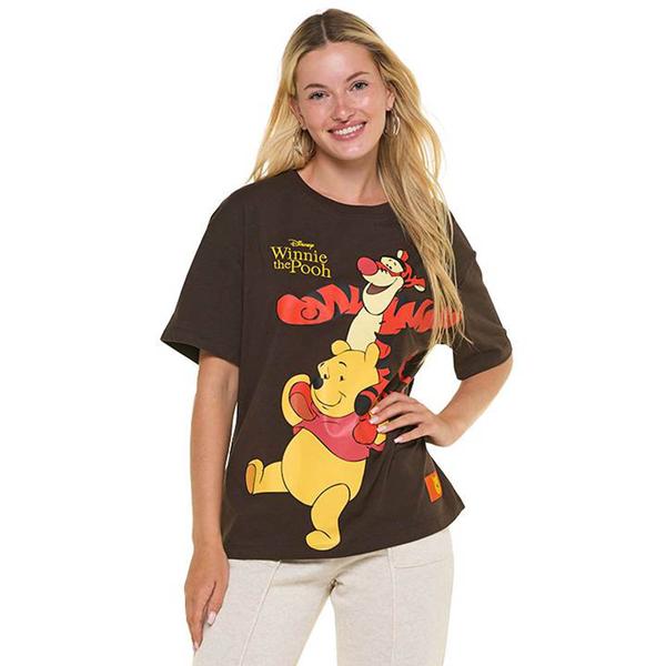Juniors Hybrid Pooh & Tigger Jumbo Boyfriend Tee