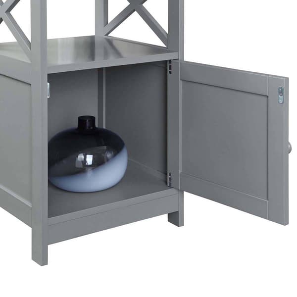 Convenience Concepts Oxford End Table w/ Storage Cabinet