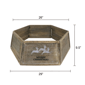 Puleo International 6ft. - 9ft. Wood Christmas Tree Collar - image 4