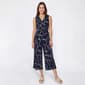 Petite Nina Leonard Sleeveless Rope Surplice Neck Crop Jumpsuit - image 1
