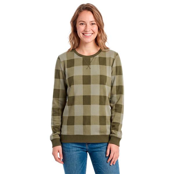 Petite Emily Daniels Long Sleeve Pullover Hacci Sweater - Olive - image 