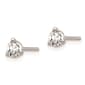 Pure Fire 14kt. White Gold 1/3ctw. Lab Grown Diamond Earrings - image 2