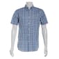 Mens Chaps Short Sleeve Stretch Button Down Shirt - Skyway - image 1