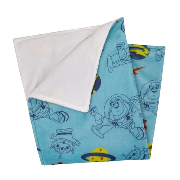 Disney Buzz Lightyear Sherpa Baby Blanket