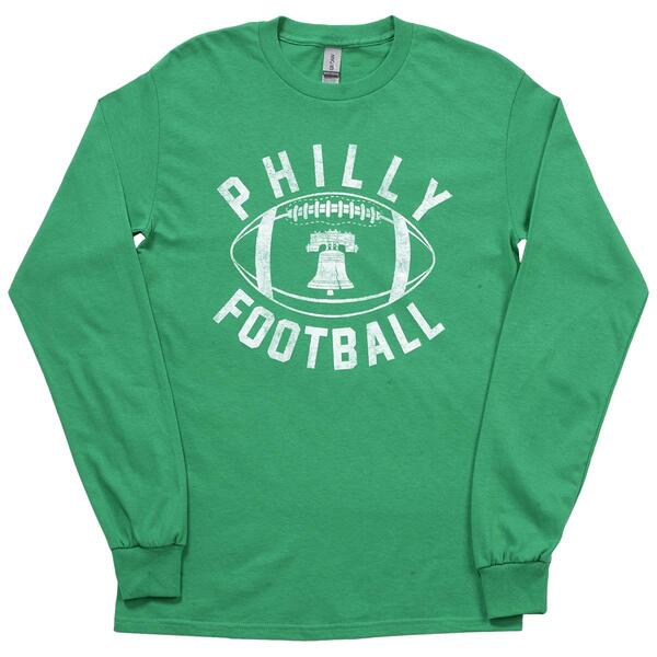 Mens Philly Football Tailgate Long Sleeve Tee - image 
