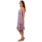 Womens MSK Sleeveless Floral Ruffle Hem Shift Dress - image 3