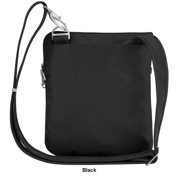 Travelon Anti-Theft Classic Slim Double Zip Crossbody