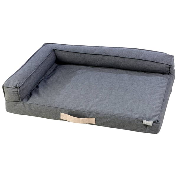 Chambray Ortho Corner Bolster Large Pet Bed