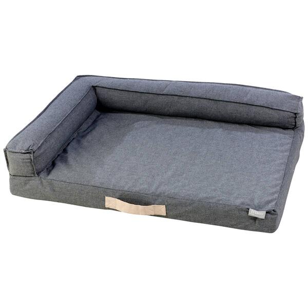 Chambray Ortho Corner Bolster Large Pet Bed - image 