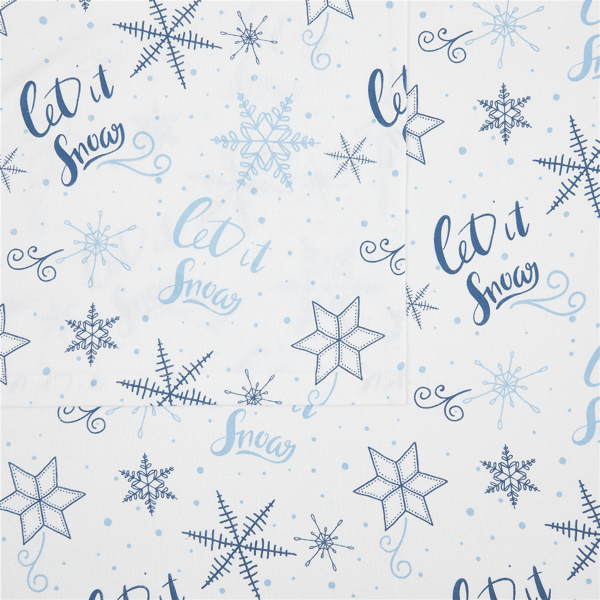 Truly Soft Let It Snow Flannel Sheet Set