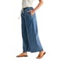 Womens CITY BLUES Pull On Wide Leg Denim Pants - image 3