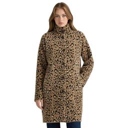 Plus Size NVLT Cheetah Eyelash Raglan Sleeve Coatigan