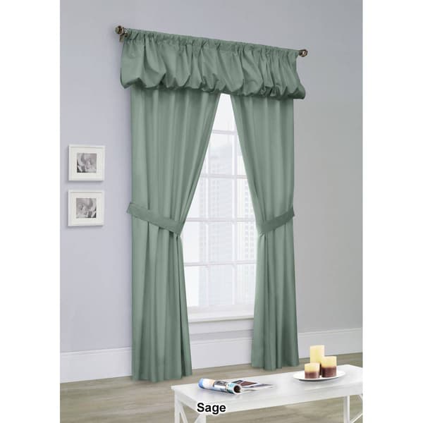 Thermalogic™ 5pc. Prescott Rod Pocket Curtain Set