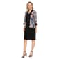 Womens R&M Richards Puff Print Jacket Dress - image 1