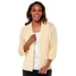 Plus Size Preswick & Moore® Open Front Tape Yarn Cardigan - image 2